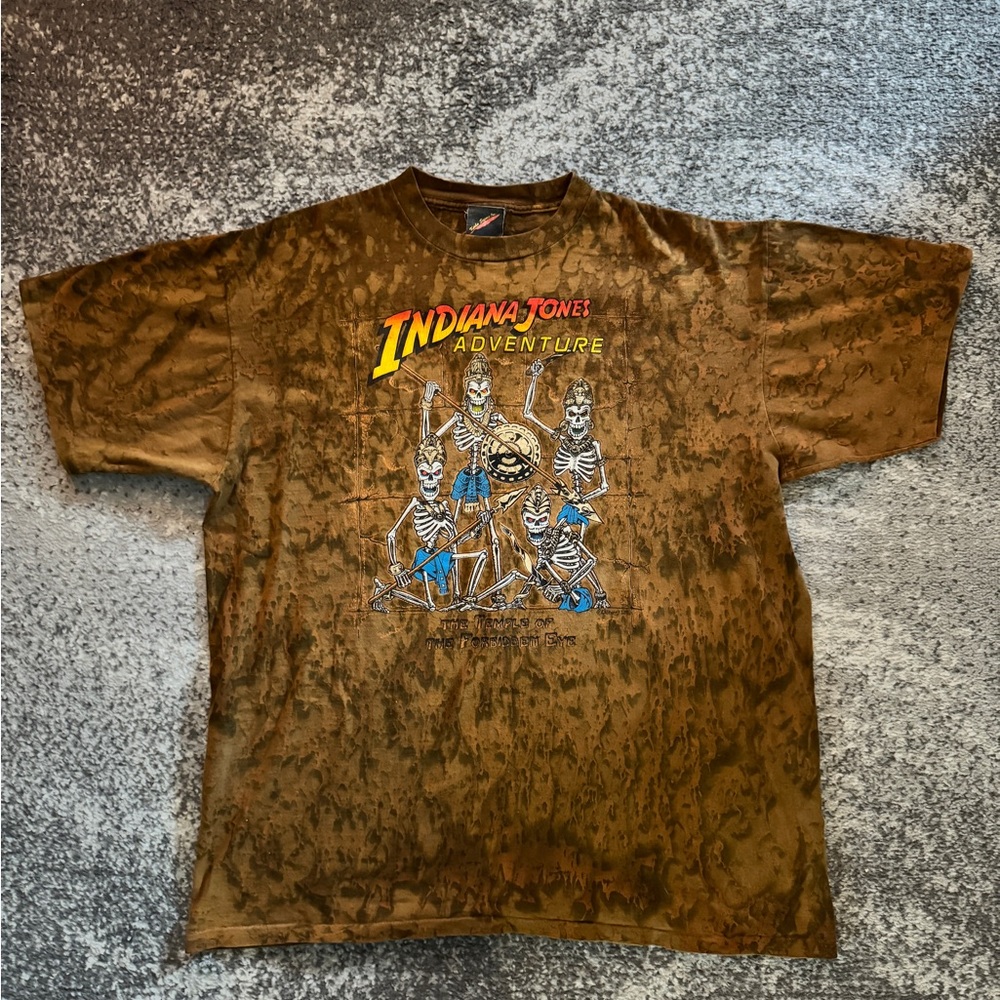 Vintage Single Stitch Indiana Jones Movie T shirt